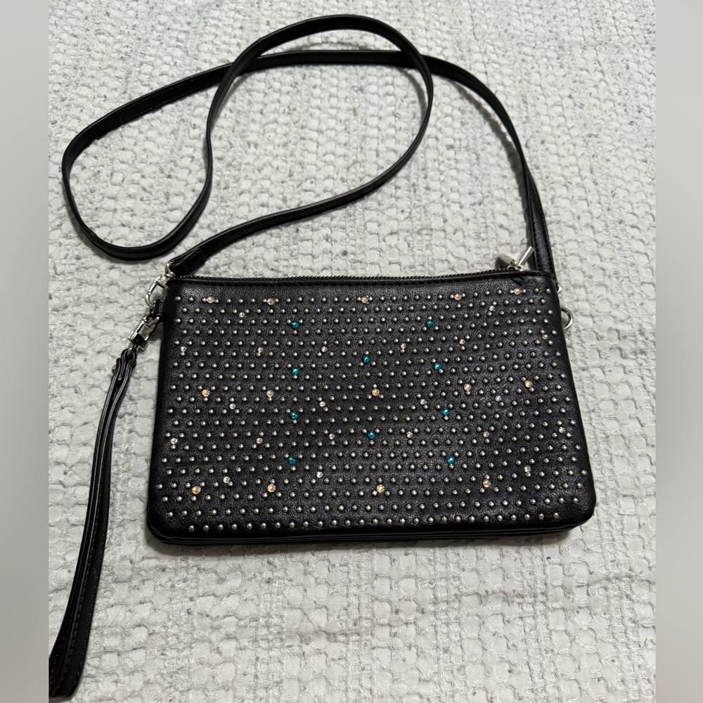 Express Black Studded Wristlet